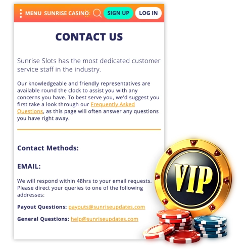 Sunrise Casino Canada Support